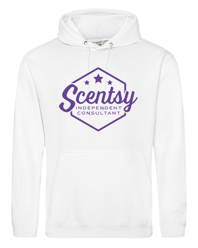 Authorized Scentsy Vendor Arctic White Pullover Hoodie