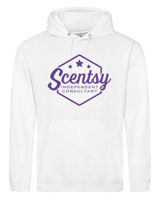 Authorized Scentsy Vendor Arctic White Pullover Hoodie