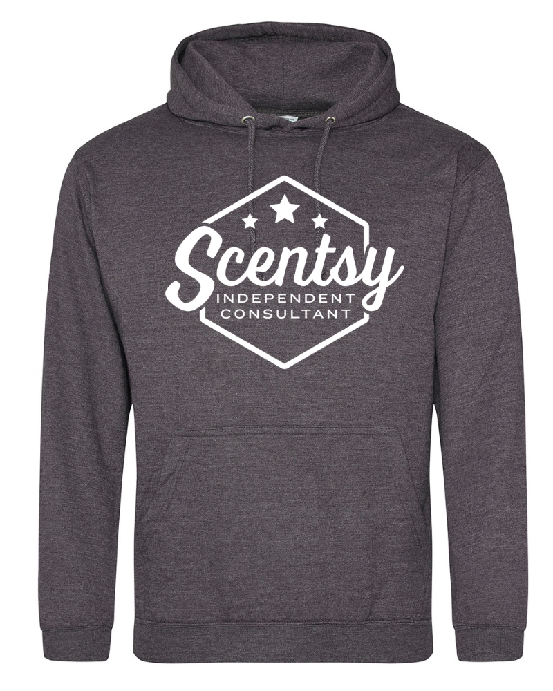 Authorized Scentsy Charcoal Pullover Hoodie