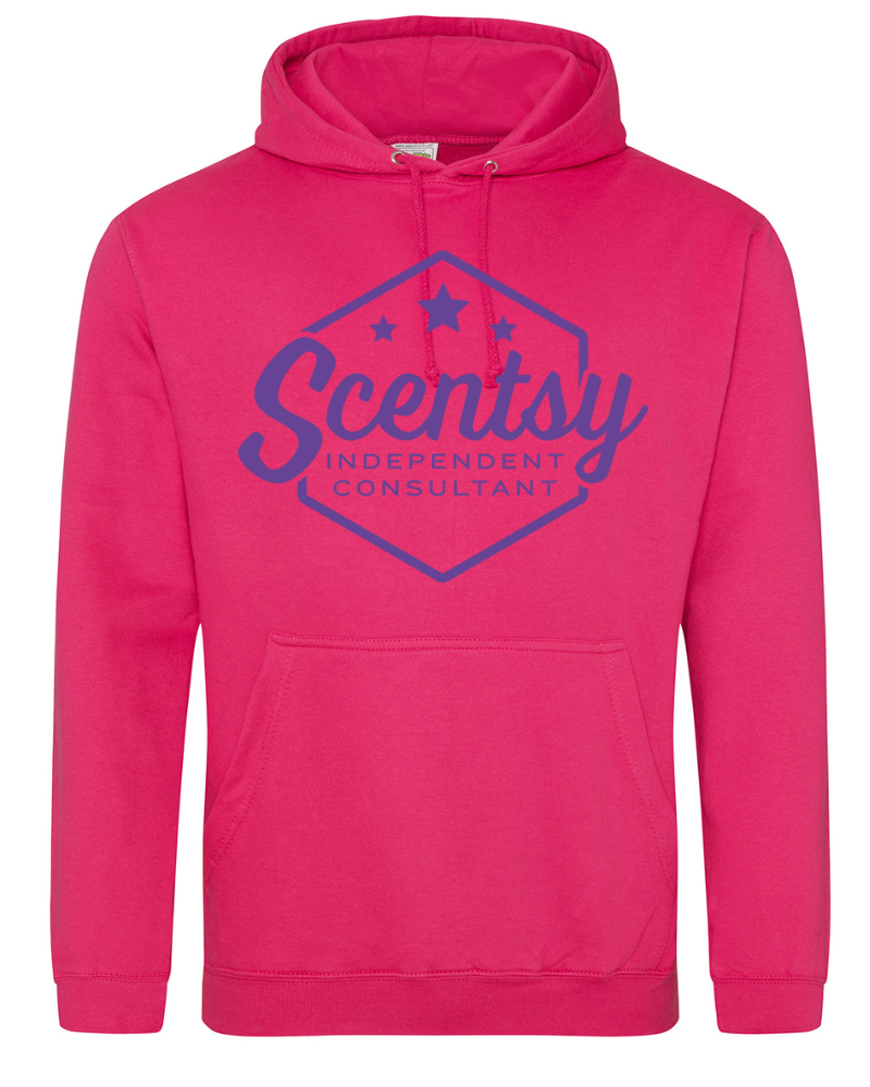 Authorized Scentsy Hot Pink Pullover Hoodie