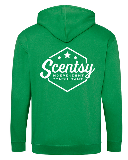 Authorized Scentsy Vendor Kelly Green Zipped Hoodie