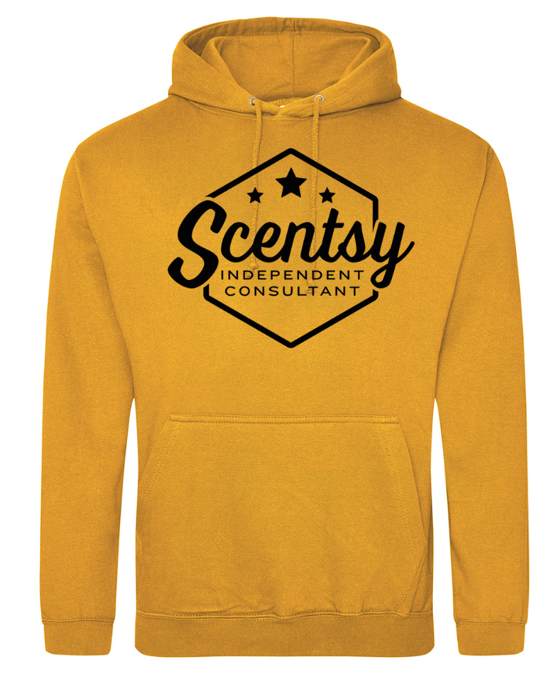 Authorized Scentsy Mustard Pullover Hoodie