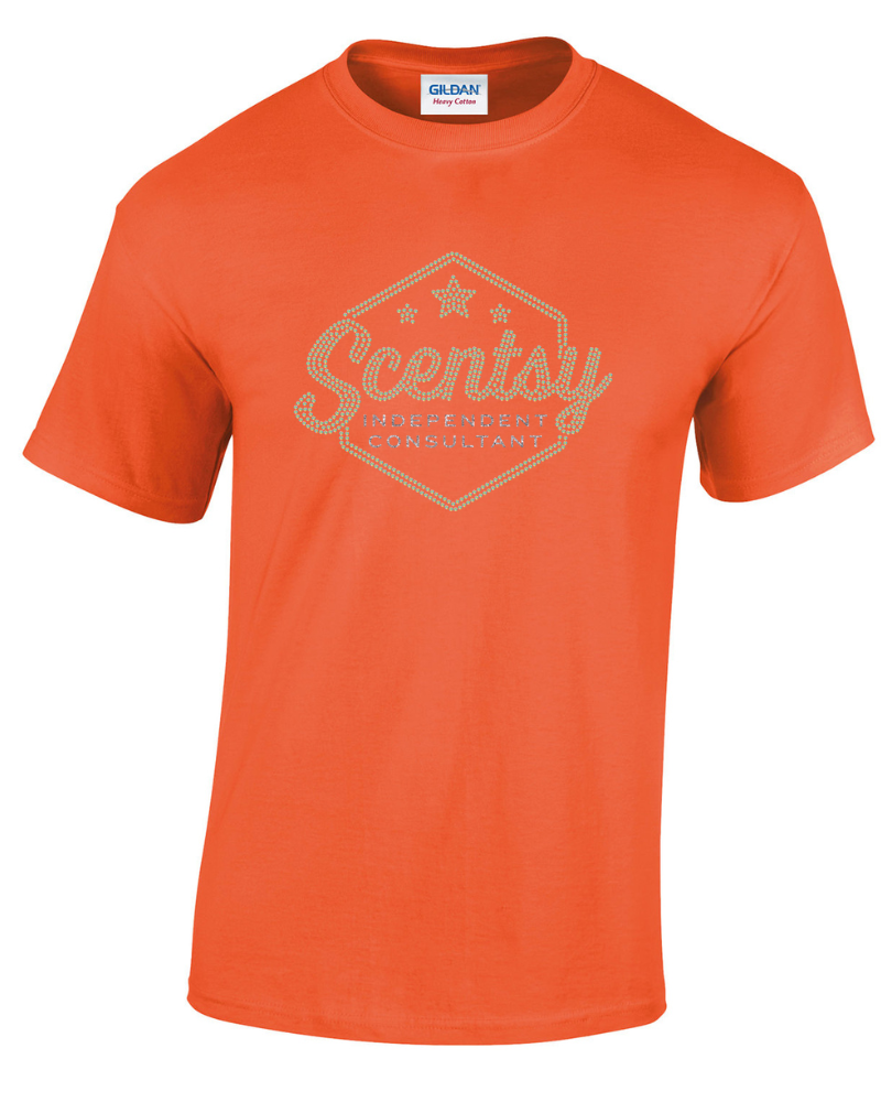 Scensty Authorized Vendor - Sparkle Orange T-Shirt