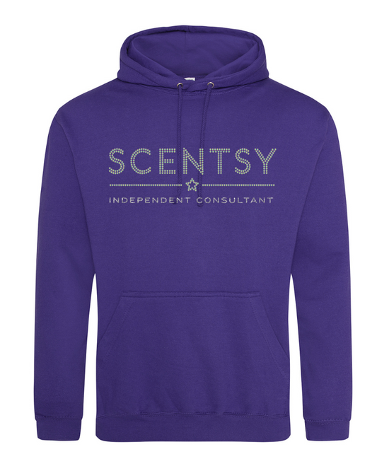 Authorized Scentsy Vendor Sparkle Purple  Pullover Hoodie