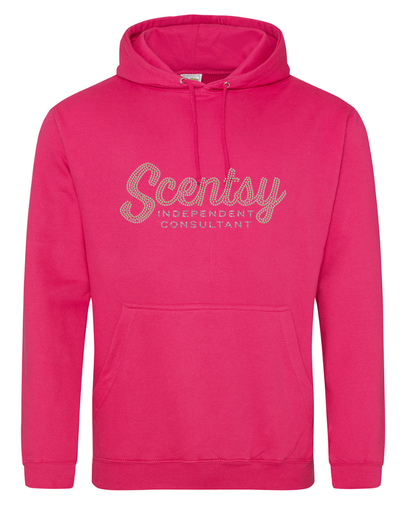 Authorized Scentsy Vendor Sparkle Hot Pink  Pullover Hoodie