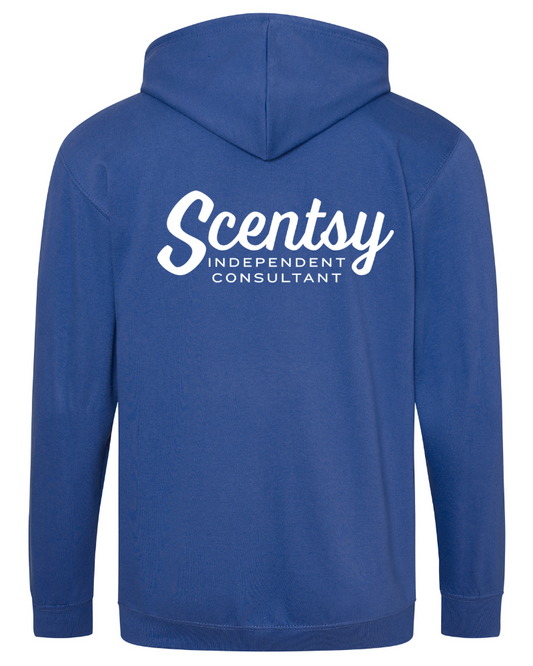 Authorized Scentsy Vendor Royal Blue Zipped Hoodie