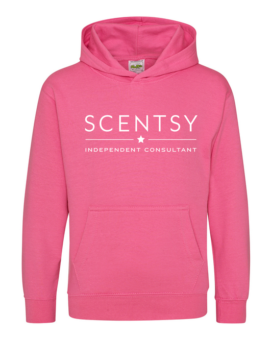 Authorized Scentsy Candyfloss Pink Pullover Hoodie - Childrens Sizes