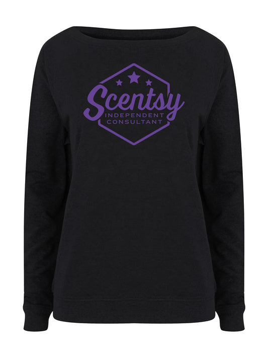 Authorized Scentsy Vendor Slouch Sweatshirt - Hexagon Logo