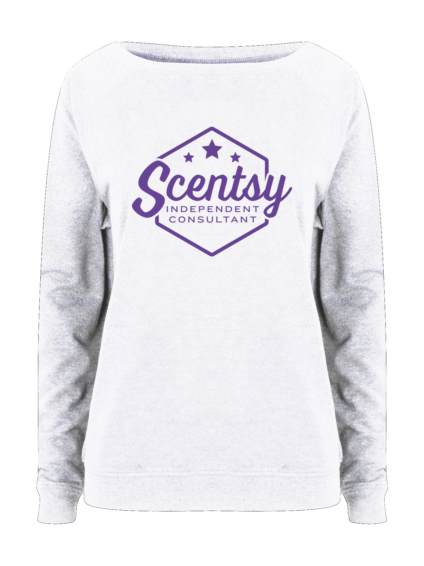 Authorized Scentsy Vendor Slouch Sweatshirt - Hexagon Logo