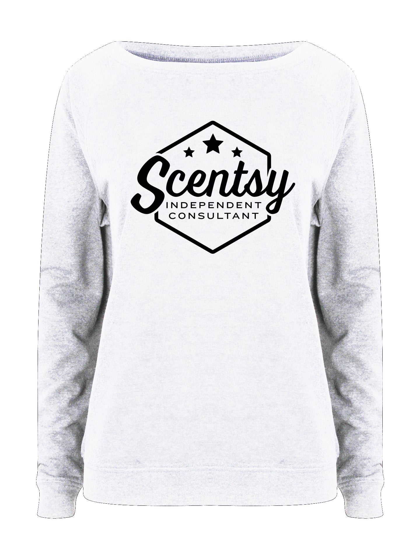 Authorized Scentsy Vendor Slouch Sweatshirt - Hexagon Logo