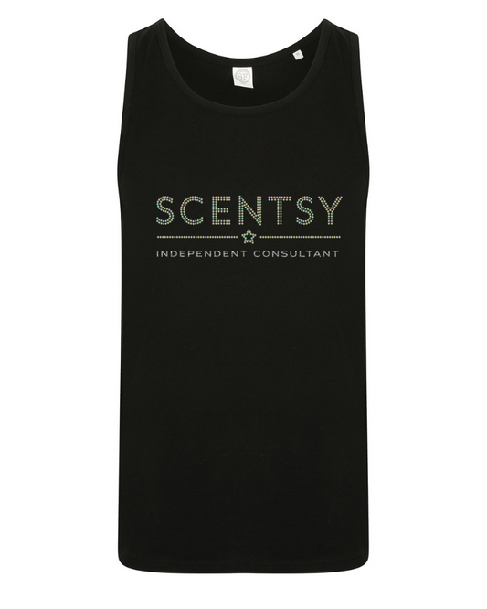 Authorized Scentsy Unisex Sparkle Black Vest