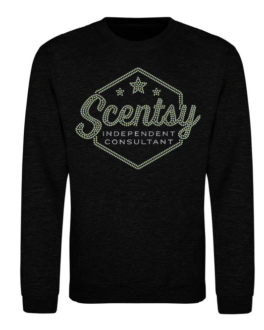 Authorized Scentsy Sparkle Black Smoke Sweatshirt