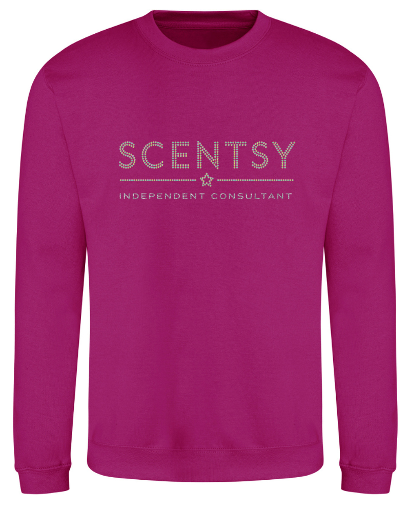 Authorized Scentsy Sparkle Festival Fuchsia Sweatshirt