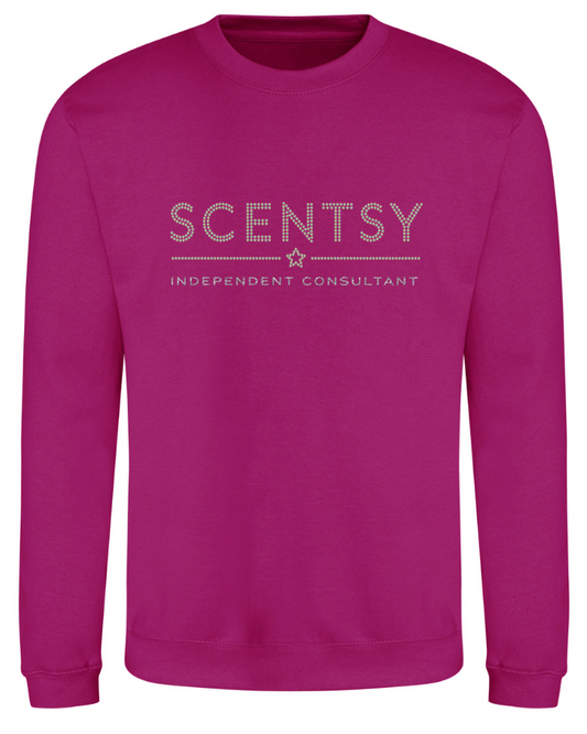 Authorized Scentsy Sparkle Festival Fuchsia Sweatshirt