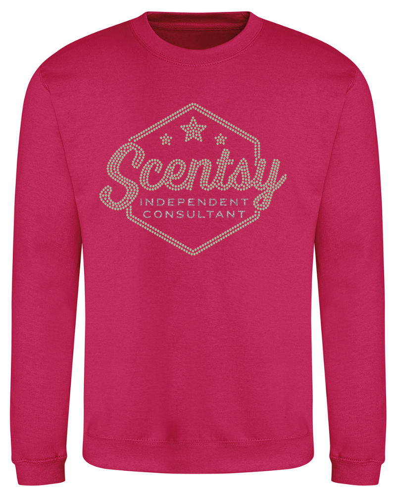 Authorized Scentsy Sparkle Hot Pink Sweatshirt