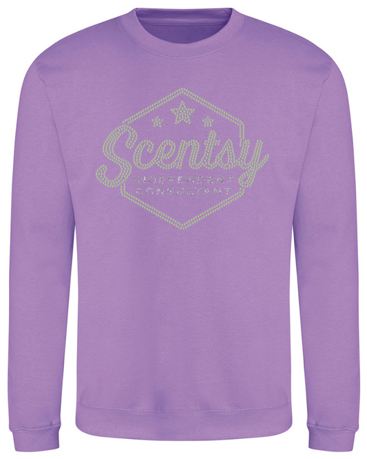 Authorized Scentsy Sparkle Lavender Sweatshirt