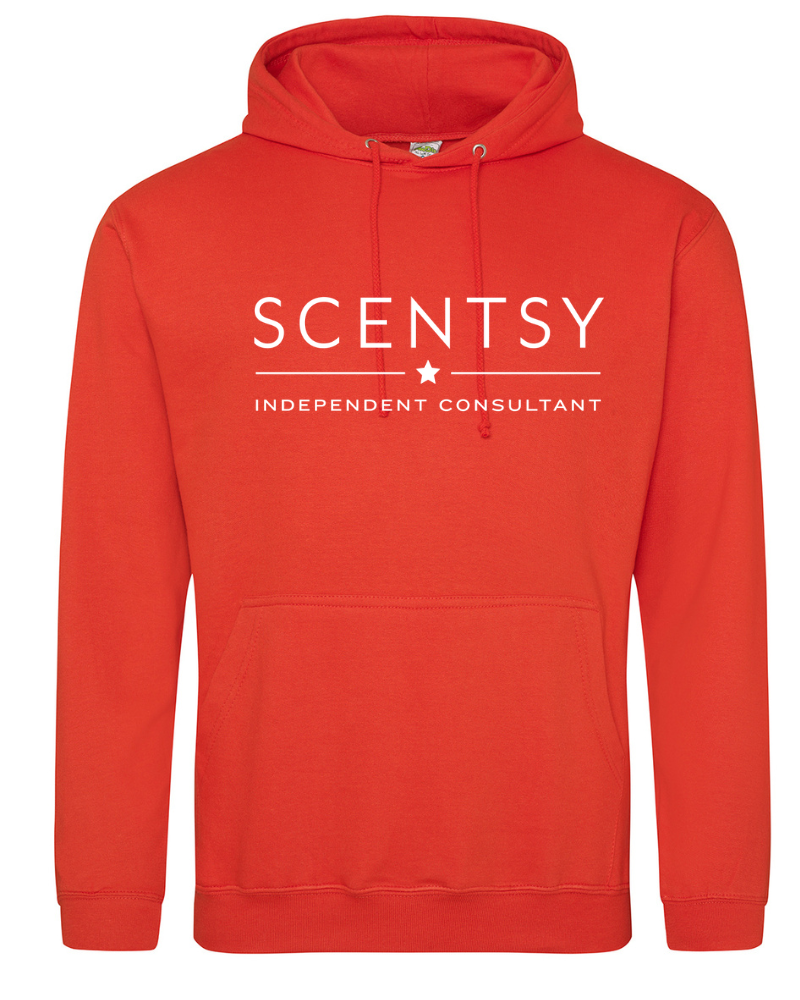 Authorized Scentsy Sunset Orange Pullover Hoodie