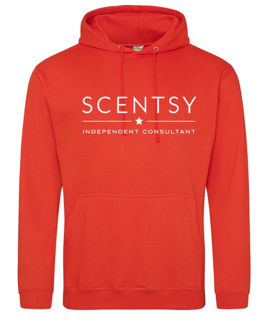 Authorized Scentsy Sunset Orange Pullover Hoodie