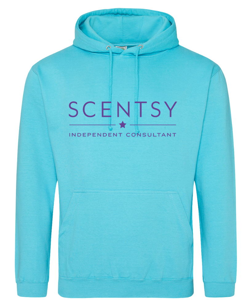 Authorized Scentsy Vendor Turquoise Surf Pullover Hoodie