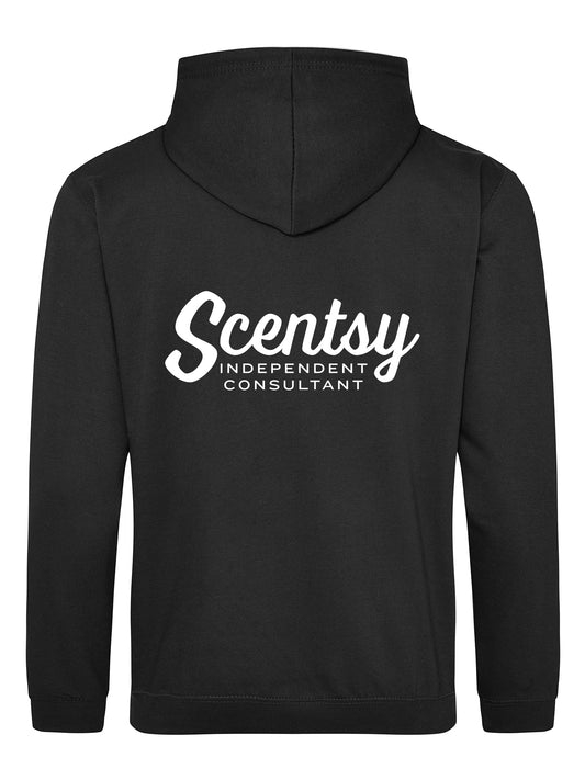 Authorized Scentsy Vendor Zipped Hoodie - Script Logo