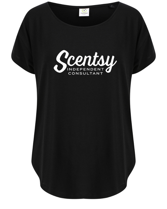 Authorized Scentsy Black Scoop Neck T-Shirt