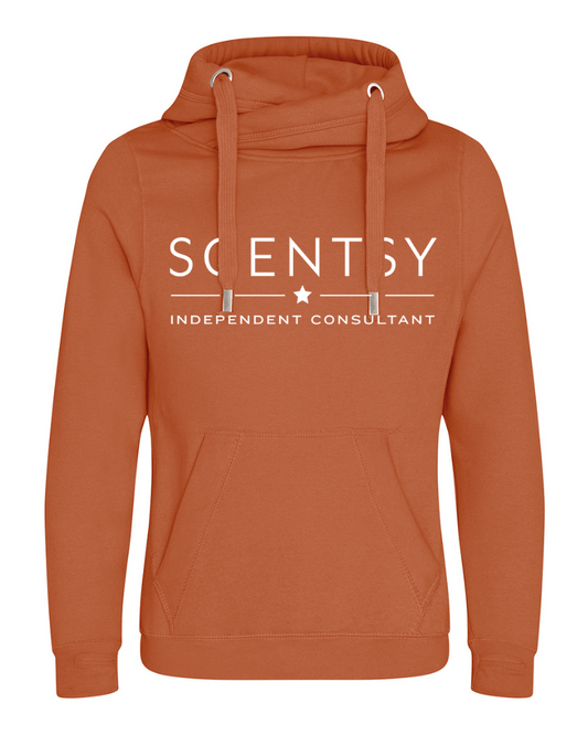 Authorized Scentsy Vendor Printed Ginger Biscuit Cross Neck Pullover Hoodie