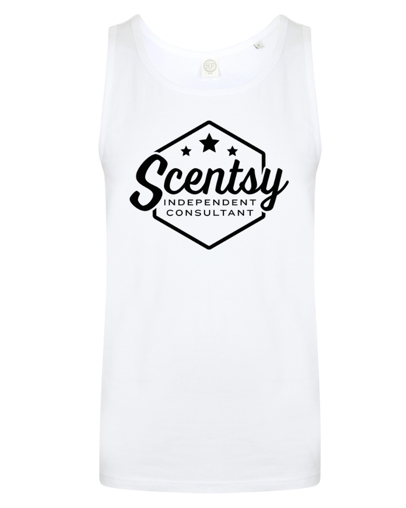 Authorized Scentsy Unisex Printed White Vest