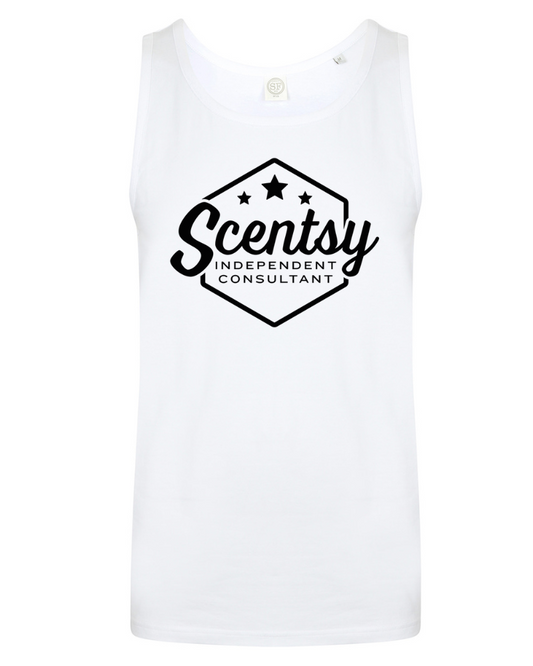 Authorized Scentsy Unisex Printed White Vest