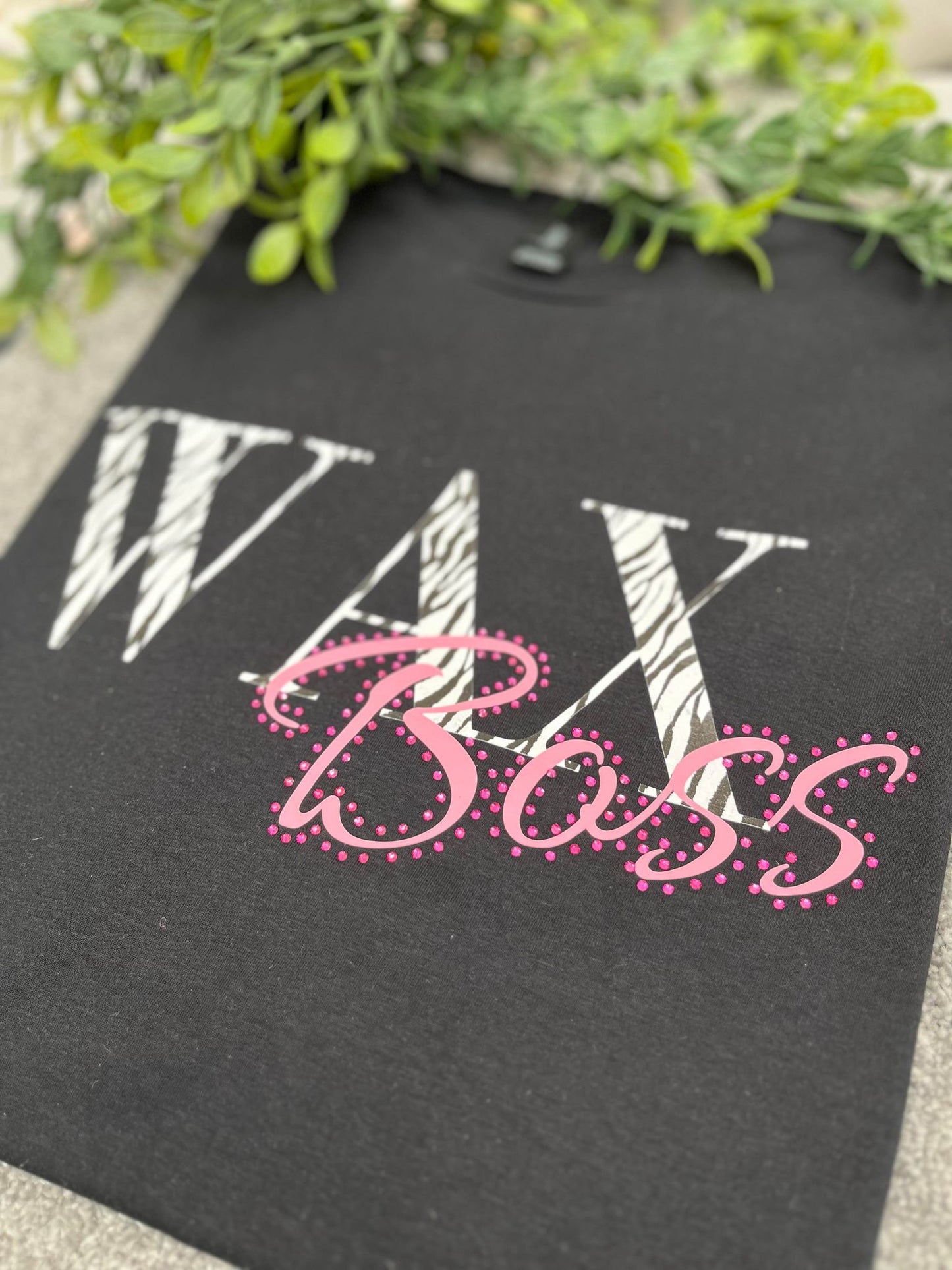 Sparkle Wax Boss Black T-Shirt