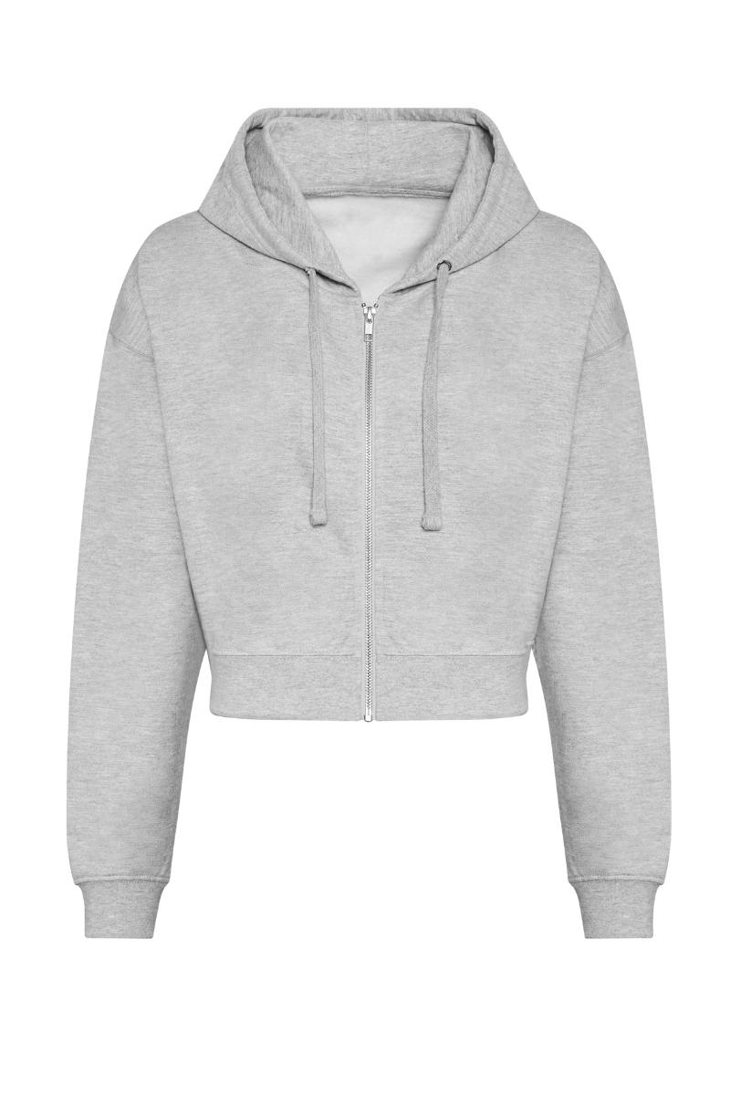 Cropped Zipped Hoodie