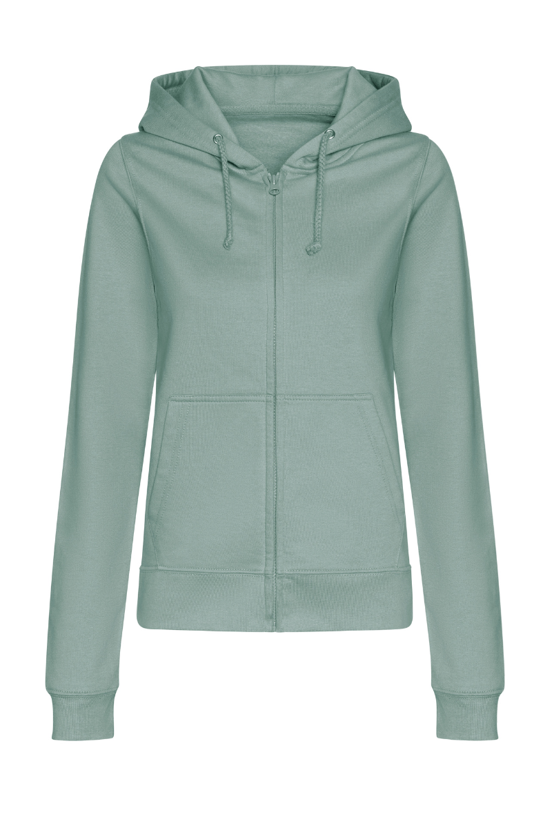 Fitted Zipped Hoodie