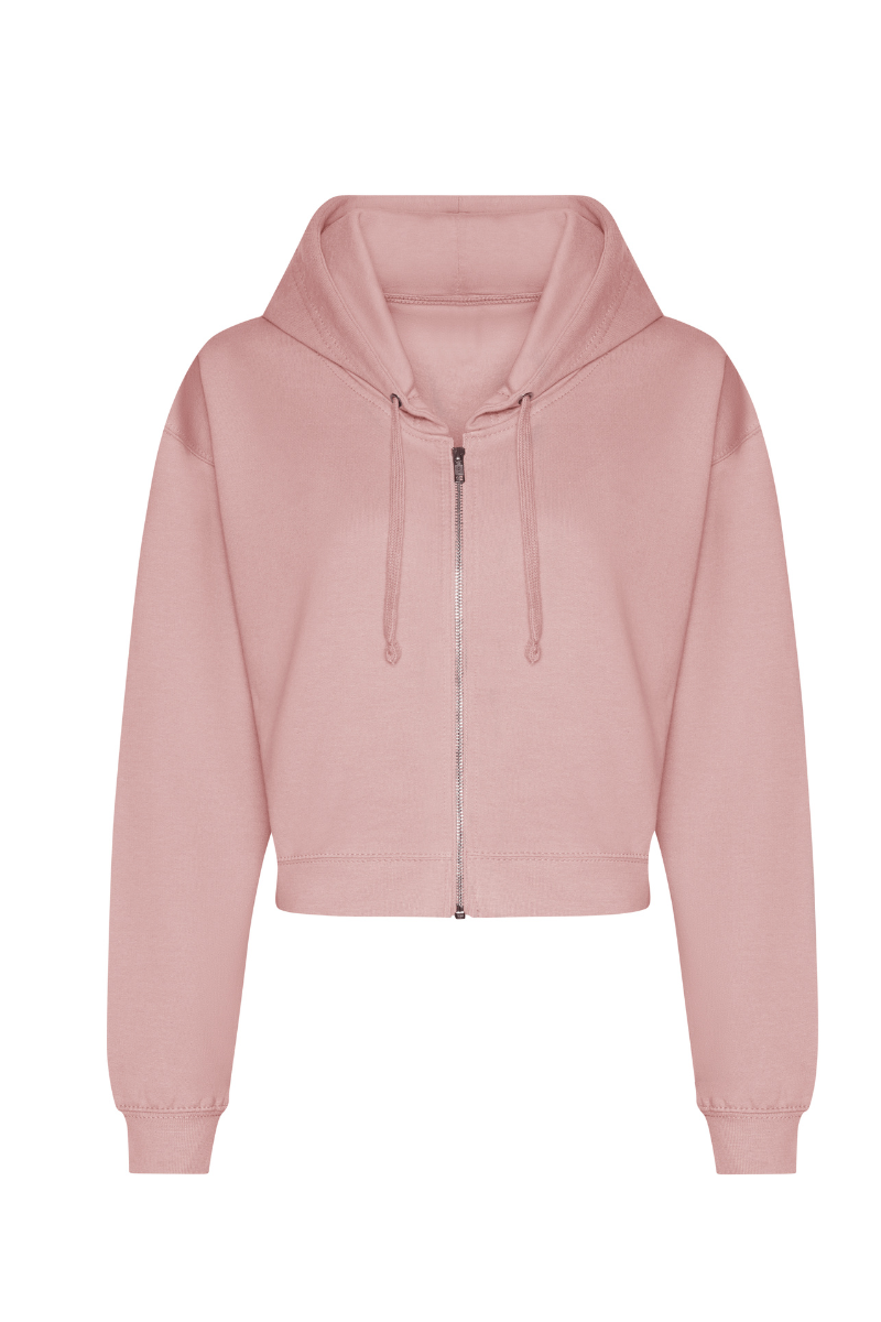 Cropped Zipped Hoodie